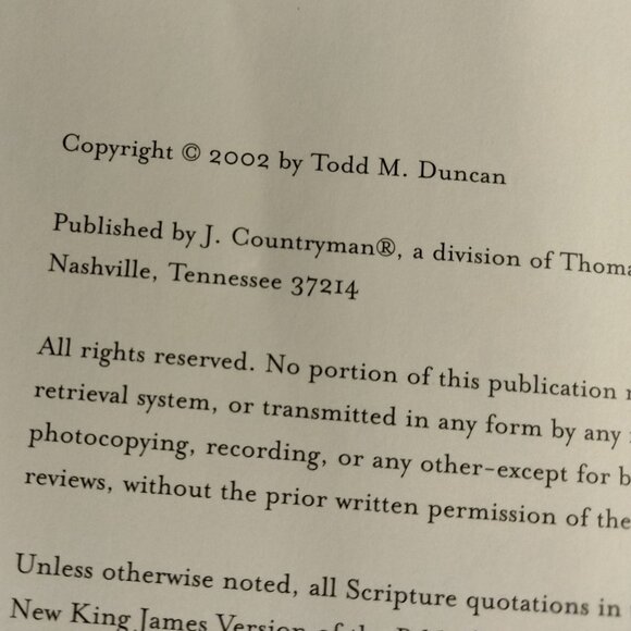 Life By Design Building The Future of your Dreams Hardcover Todd Duncan 2002 - Picture 6 of 6